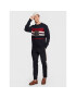 Tommy Hilfiger Пуловер Seasonal Crest Stripe MW0MW29050 Тъмносин Relaxed Fit - Pepit.bg