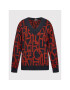 Tommy Hilfiger Пуловер Spell Out V-Nk WW0WW32797 Тъмносин Regular Fit - Pepit.bg