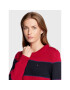 Tommy Hilfiger Пуловер Striped Button WW0WW35263 Розов Regular Fit - Pepit.bg