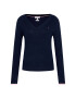 Tommy Hilfiger Пуловер V-Neck WW0WW29875 Тъмносин Regular Fit - Pepit.bg