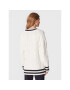 Tommy Hilfiger Пуловер Varsity WW0WW38268 Бял Relaxed Fit - Pepit.bg