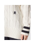 Tommy Hilfiger Пуловер Varsity WW0WW38268 Бял Relaxed Fit - Pepit.bg