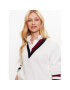 Tommy Hilfiger Пуловер WW0WW39006 Бял Relaxed Fit - Pepit.bg