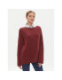 Tommy Hilfiger Пуловер WW0WW39890 Червен Relaxed Fit - Pepit.bg
