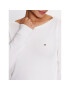 Tommy Hilfiger Пуловер WW0WW40099 Бял Regular Fit - Pepit.bg