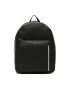 Tommy Hilfiger Раница Th Pique Pu Backpack AM0AM11317 Черен - Pepit.bg