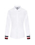 Tommy Hilfiger Риза Abo Stripe Cuff WW0WW32665 Бял Regular Fit - Pepit.bg