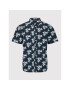 Tommy Hilfiger Риза Leaf Print MW0MW26055 Тъмносин Regular Fit - Pepit.bg