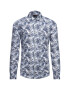 Tommy Hilfiger Риза Macro Floral TT0TT06518 Тъмносин Slim Fit - Pepit.bg