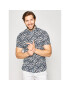 Tommy Hilfiger Риза Palm Tree MW0MW13454 Тъмносин Slim Fit - Pepit.bg