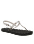 Tommy Hilfiger Сандали Classy Flip Flop FW0FW05823 Сребрист - Pepit.bg