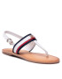 Tommy Hilfiger Сандали Corporate Webbing Flat Sandal FW0FW06232 Бял - Pepit.bg