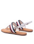 Tommy Hilfiger Сандали Corporate Webbing Flat Sandal FW0FW06232 Бял - Pepit.bg