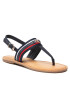 Tommy Hilfiger Сандали Corporate Webbing Flat Sandal FW0FW06232 Тъмносин - Pepit.bg