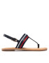 Tommy Hilfiger Сандали Corporate Webbing Flat Sandal FW0FW06232 Тъмносин - Pepit.bg