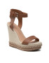 Tommy Hilfiger Сандали Elevated Signature Wedge Sandal FW0FW06296 Кафяв - Pepit.bg