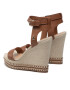 Tommy Hilfiger Сандали Elevated Signature Wedge Sandal FW0FW06296 Кафяв - Pepit.bg