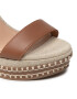 Tommy Hilfiger Сандали Elevated Signature Wedge Sandal FW0FW06296 Кафяв - Pepit.bg