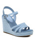 Tommy Hilfiger Сандали Essential Wedge Sandal FW0FW07159 Син - Pepit.bg