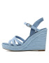 Tommy Hilfiger Сандали Essential Wedge Sandal FW0FW07159 Син - Pepit.bg