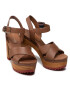 Tommy Hilfiger Сандали Feminine High Heel Clog Sandal FW0FW06242 Кафяв - Pepit.bg