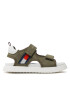 Tommy Hilfiger Сандали Flag Velcro Sandal T3B2-32906-1355 M Каки - Pepit.bg