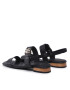 Tommy Hilfiger Сандали Hardware Flat Sandal FW0FW07094 Черен - Pepit.bg