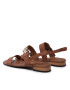 Tommy Hilfiger Сандали Hardware Flat Sandal FW0FW07094 Кафяв - Pepit.bg