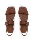 Tommy Hilfiger Сандали Hardware Flat Sandal FW0FW07094 Кафяв - Pepit.bg