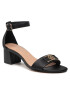 Tommy Hilfiger Сандали Hardware Mid Heel Sandal FW0FW06300 Черен - Pepit.bg