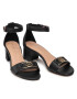 Tommy Hilfiger Сандали Hardware Mid Heel Sandal FW0FW06300 Черен - Pepit.bg