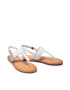 Tommy Hilfiger Сандали Hardware Th Flat Leather Sandal FW0FW05912 Бял - Pepit.bg