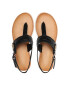 Tommy Hilfiger Сандали Hardware Th Flat Leather Sandal FW0FW05912 Черен - Pepit.bg