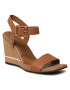 Tommy Hilfiger Сандали Hardware Wedge Sandal FW0FW07074 Кафяв - Pepit.bg