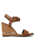 Tommy Hilfiger Сандали Hardware Wedge Sandal FW0FW07074 Кафяв - Pepit.bg
