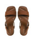 Tommy Hilfiger Сандали Hardware Wedge Sandal FW0FW07074 Кафяв - Pepit.bg