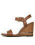 Tommy Hilfiger Сандали Hardware Wedge Sandal FW0FW07074 Кафяв - Pepit.bg