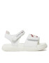 Tommy Hilfiger Сандали Heart Print Velcro Sandal T1A2-33232-0326 M Бял - Pepit.bg