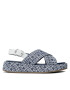 Tommy Hilfiger Сандали Logo All Over Sandal T3A2-32757-0325 S Син - Pepit.bg