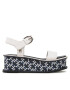 Tommy Hilfiger Сандали New Artisanal Flatform FW0FW07022 Бял - Pepit.bg
