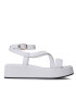 Tommy Hilfiger Сандали New Flatform Strap FW0FW07245 Бял - Pepit.bg