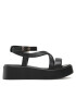 Tommy Hilfiger Сандали New Flatform Strap FW0FW07245 Черен - Pepit.bg