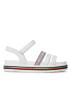 Tommy Hilfiger Сандали Platform Velcro Sandal T3A2-32762-0371 S Бял - Pepit.bg