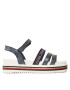 Tommy Hilfiger Сандали Platform Velcro Sandal T3A2-32763-0568 M Тъмносин - Pepit.bg