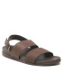 Tommy Hilfiger Сандали Premium Leather Sandal FM0FM04461 Кафяв - Pepit.bg