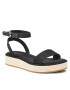 Tommy Hilfiger Сандали Rope Flatform FW0FW07019 Черен - Pepit.bg