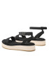 Tommy Hilfiger Сандали Rope Flatform FW0FW07019 Черен - Pepit.bg