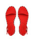 Tommy Hilfiger Сандали Rope Flatform FW0FW07019 Червен - Pepit.bg