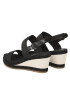 Tommy Hilfiger Сандали Rope Webbing Mid Wedge FW0FW07092 Черен - Pepit.bg