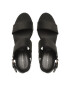 Tommy Hilfiger Сандали Rope Webbing Mid Wedge FW0FW07092 Черен - Pepit.bg